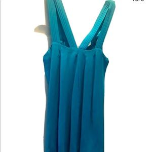 Alice + Olivia silk turquoise top size medium